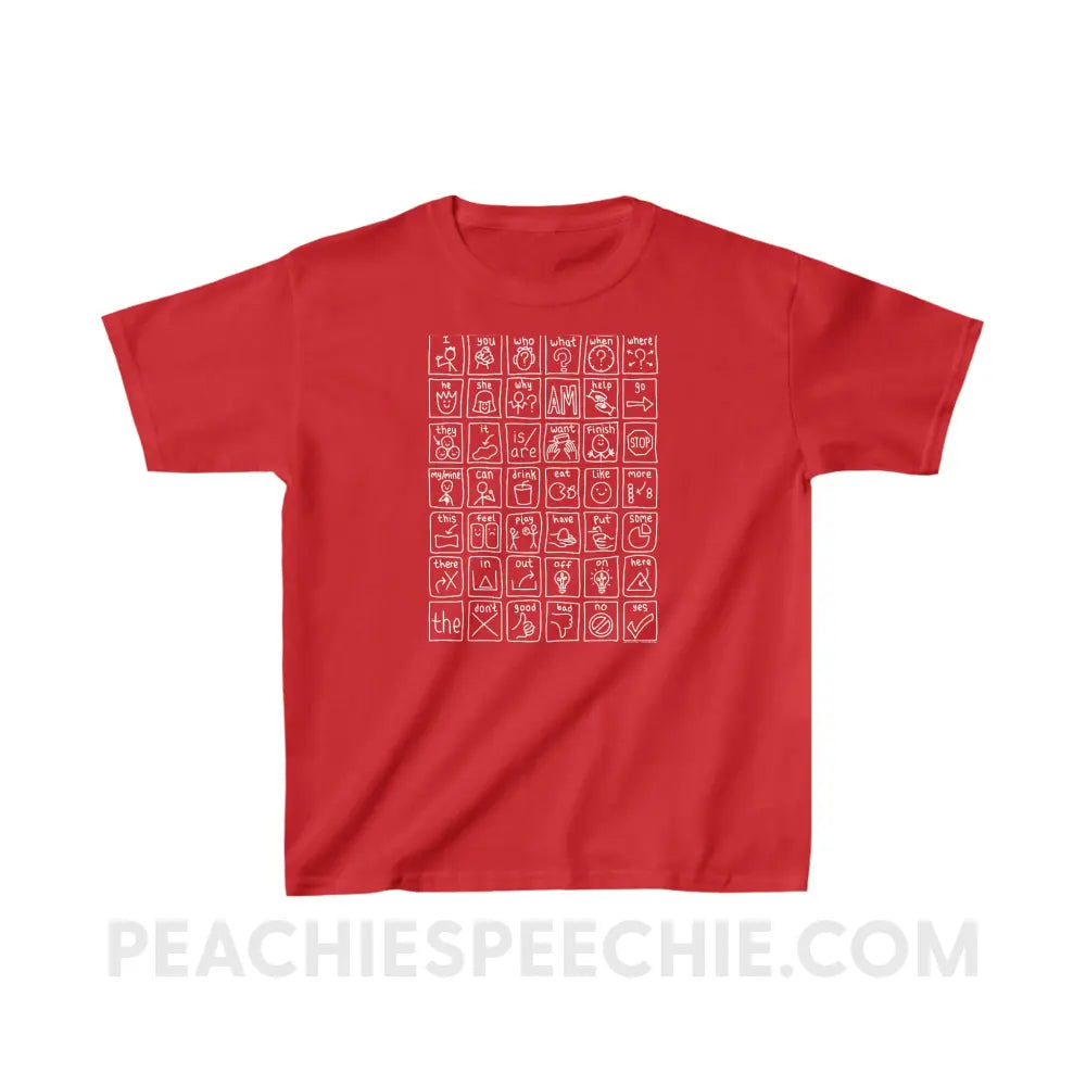 Core Board Youth Shirt - Red / XS Kids clothes peachiespeechie.com