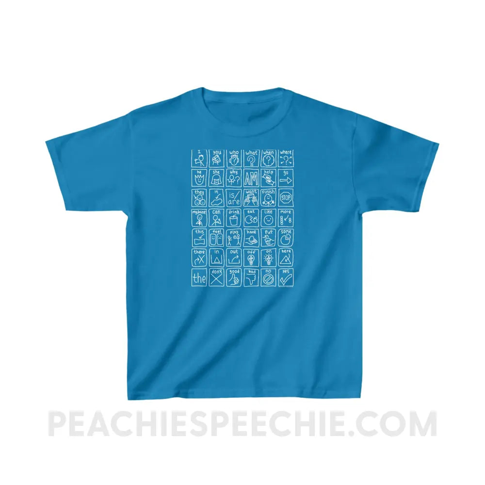 Core Board Youth Shirt - Sapphire / XS Kids clothes peachiespeechie.com