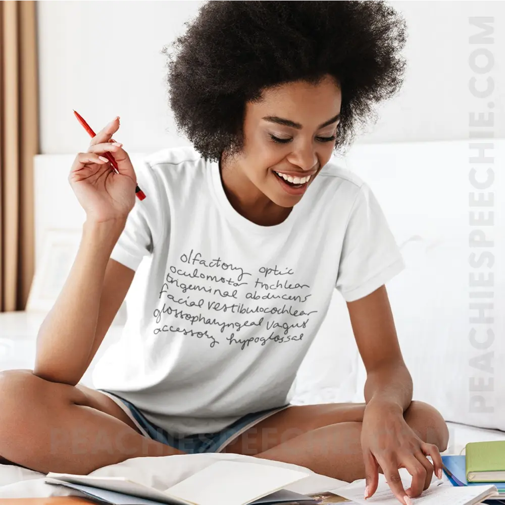 Cranial Nerves Classic Tee - T-Shirt peachiespeechie.com