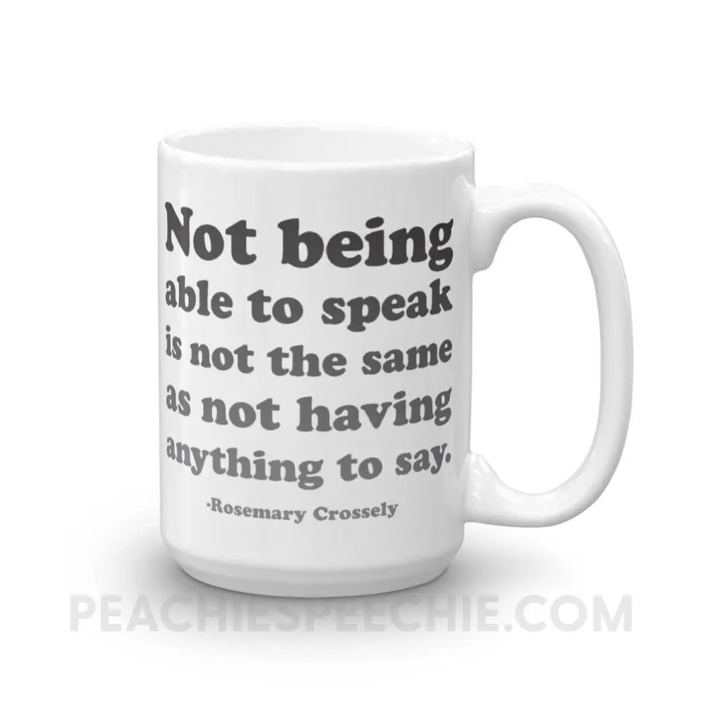 Crossely Quote Coffee Mug - 15oz - Mugs peachiespeechie.com