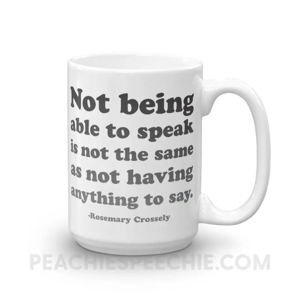 Crossely Quote Coffee Mug - 15oz - Mugs peachiespeechie.com