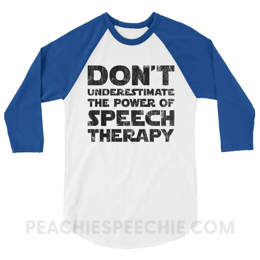 Don’t Underestimate The Power Baseball Tee - T-Shirts & Tops peachiespeechie.com