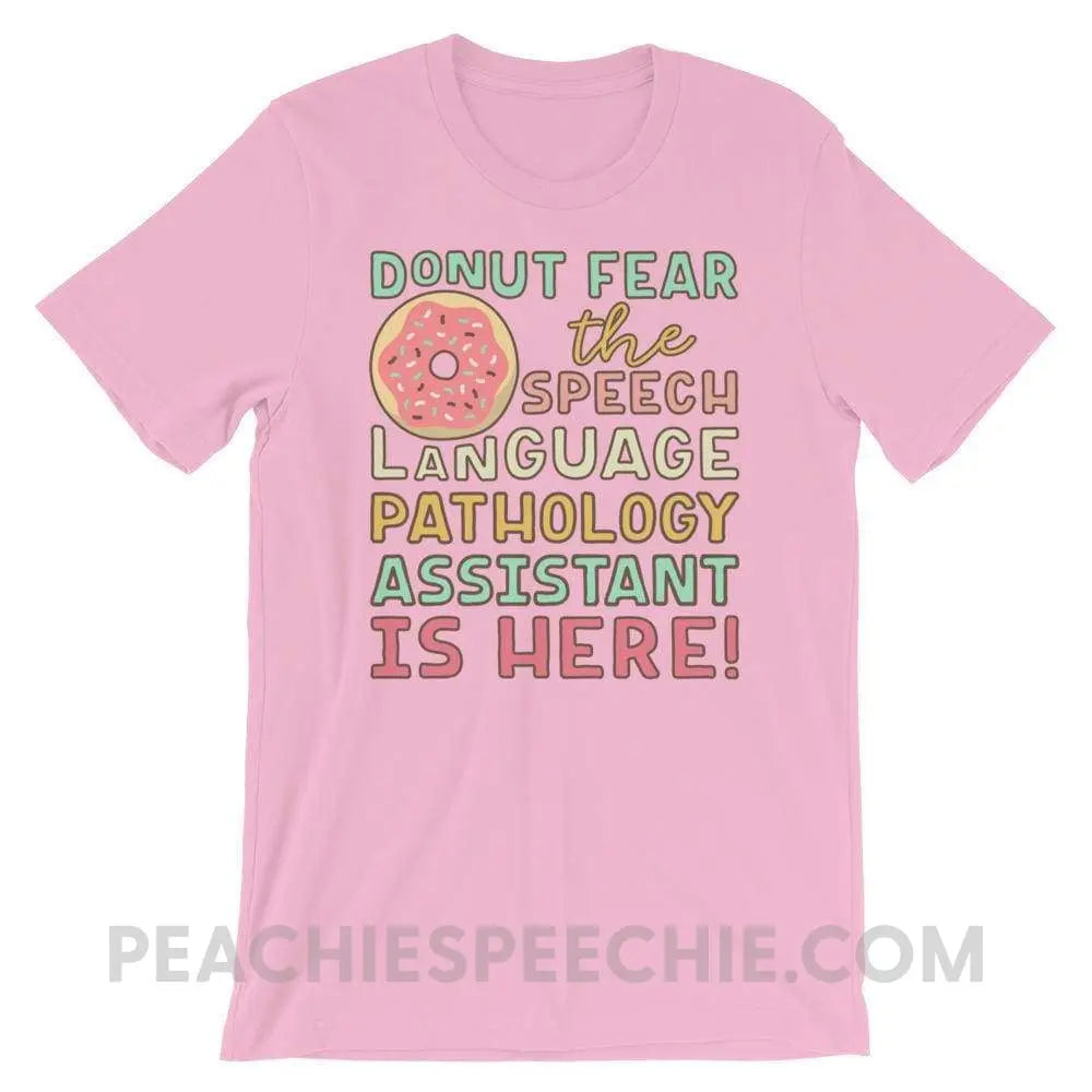 Donut Fear The SLPA Is Here Premium Soft Tee - Lilac / S - T-Shirts & Tops peachiespeechie.com