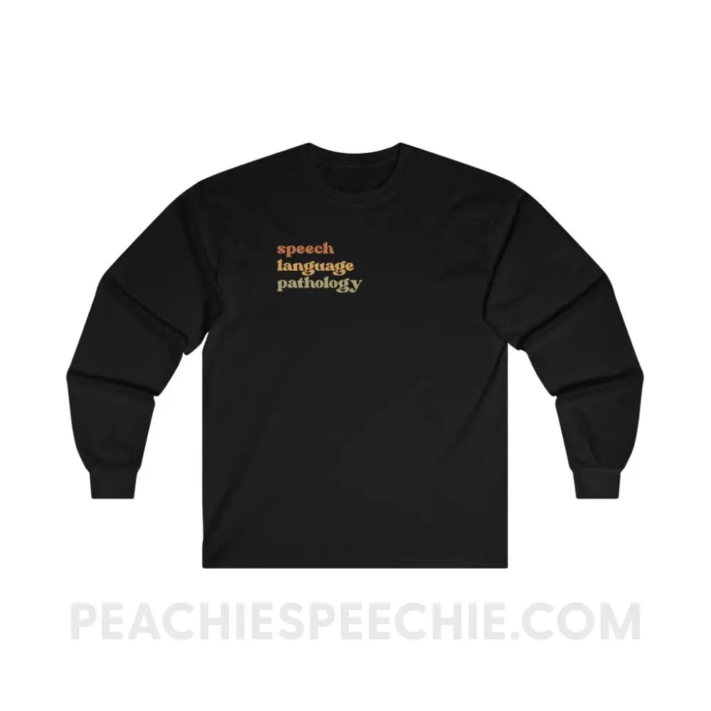 Earthy SLP Long Sleeve Tee - Black / S - Long-sleeve peachiespeechie.com