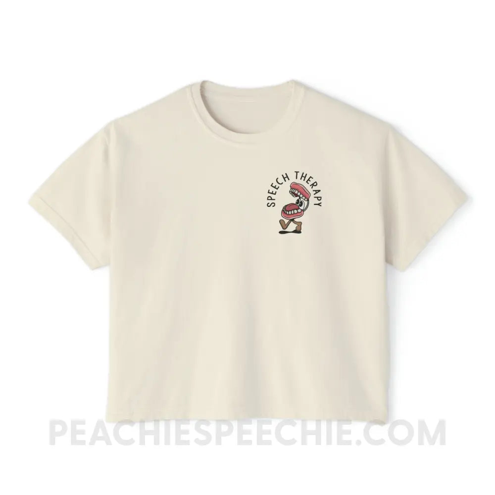 Essential Provisions for Speech Therapy Comfort Colors Boxy Tee - T-Shirt peachiespeechie.com