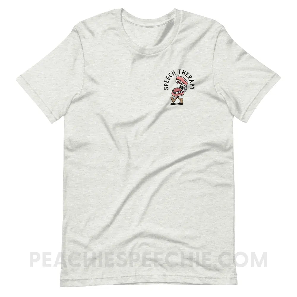 Essential Provisions for Speech Therapy Premium Soft Tee - Ash / S - peachiespeechie.com