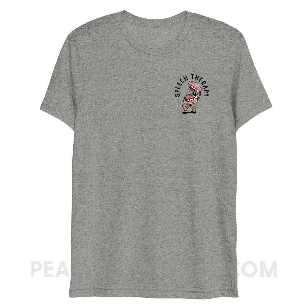 Essential Provisions for Speech Therapy Tri-Blend Tee - Athletic Grey Triblend / XS - peachiespeechie.com