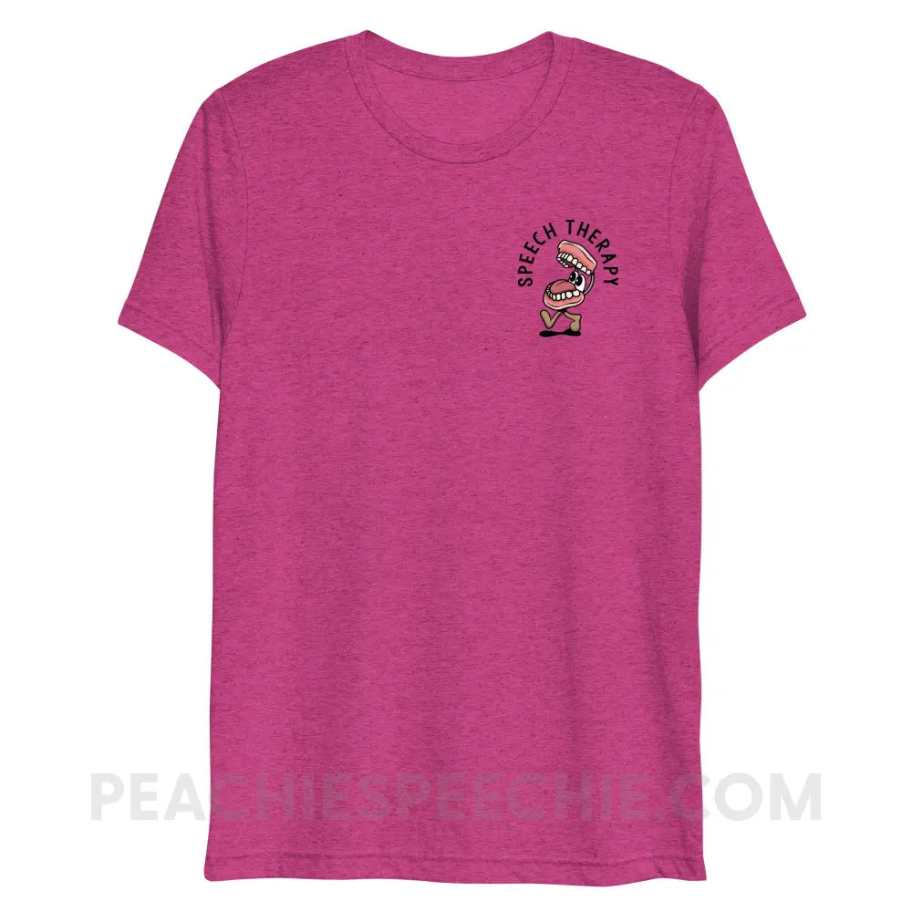 Essential Provisions for Speech Therapy Tri-Blend Tee - Berry Triblend / XS - peachiespeechie.com