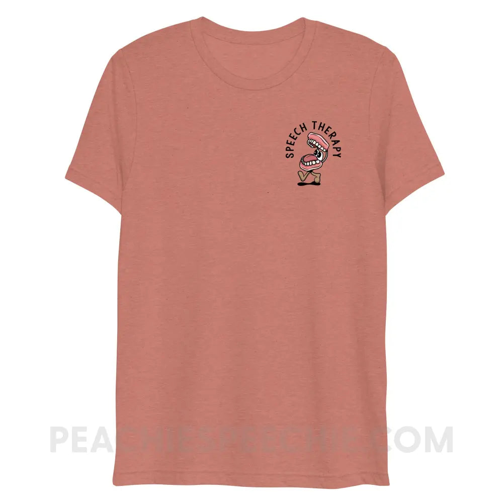 Essential Provisions for Speech Therapy Tri-Blend Tee - Mauve Triblend / XS - peachiespeechie.com