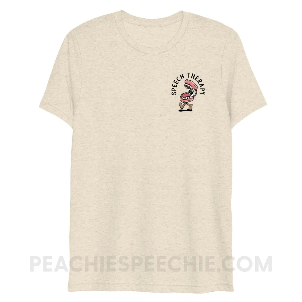 Essential Provisions for Speech Therapy Tri-Blend Tee - Oatmeal Triblend / XS - peachiespeechie.com