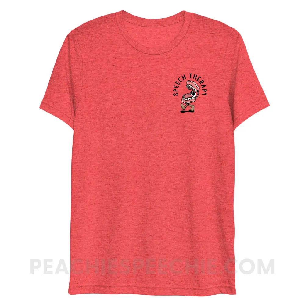 Essential Provisions for Speech Therapy Tri-Blend Tee - Red Triblend / XS - peachiespeechie.com