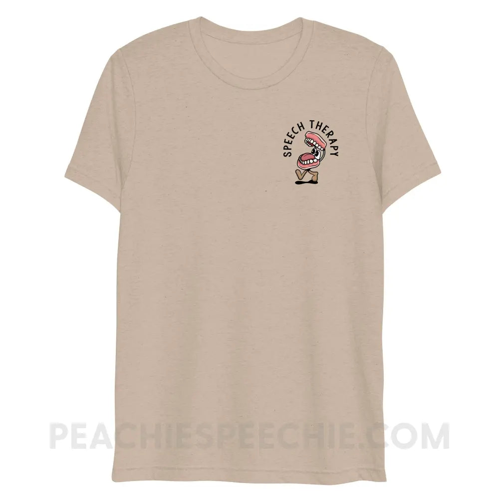 Essential Provisions for Speech Therapy Tri-Blend Tee - Tan Triblend / XS - peachiespeechie.com