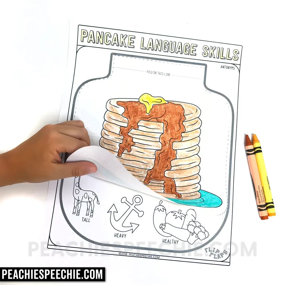 Flip Flaps™ Speech and Language Craft Bundle - Materials peachiespeechie.com