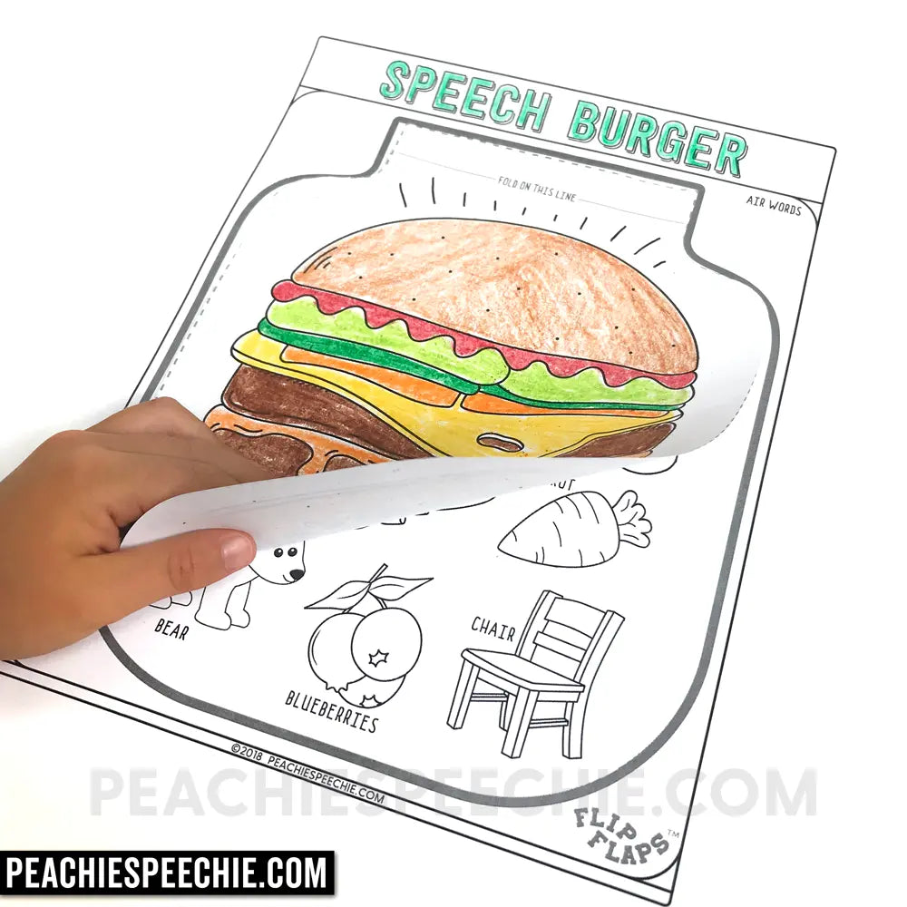 Flip Flaps™ Speech and Language Craft Bundle - Materials peachiespeechie.com