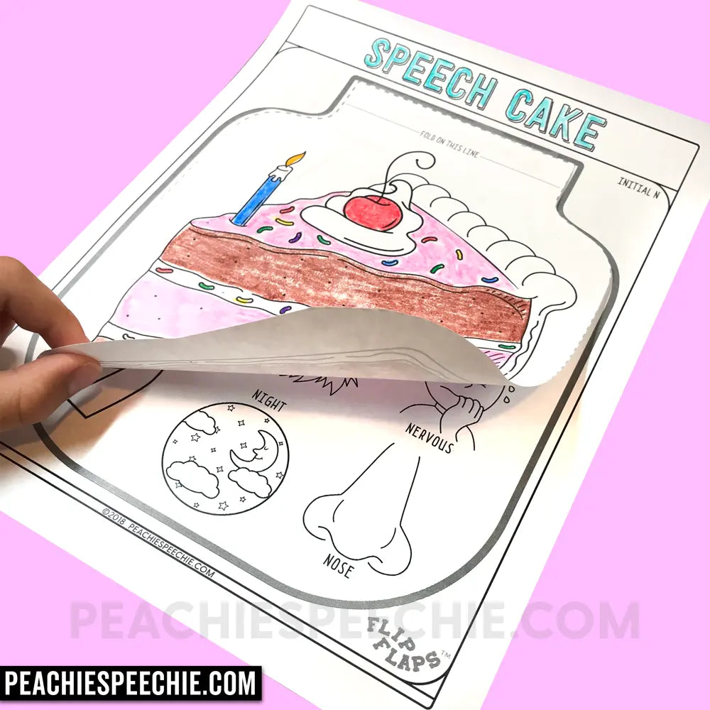 Flip Flaps™ Speech and Language Craft Bundle - Materials peachiespeechie.com