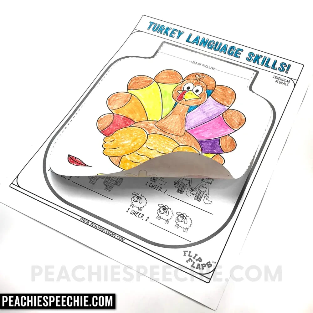 Flip Flaps™ Speech and Language Craft Bundle - Materials peachiespeechie.com