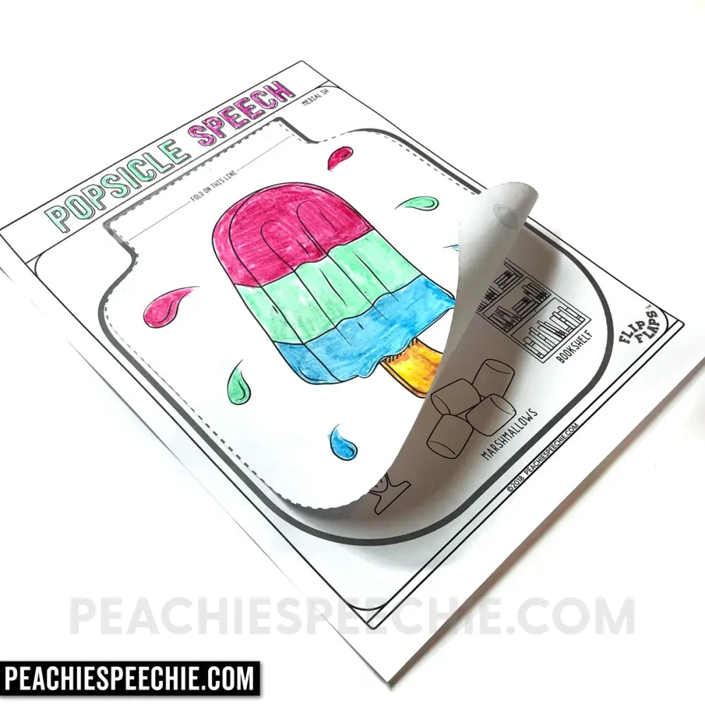 Flip Flaps™ Speech and Language Craft Bundle - Materials peachiespeechie.com