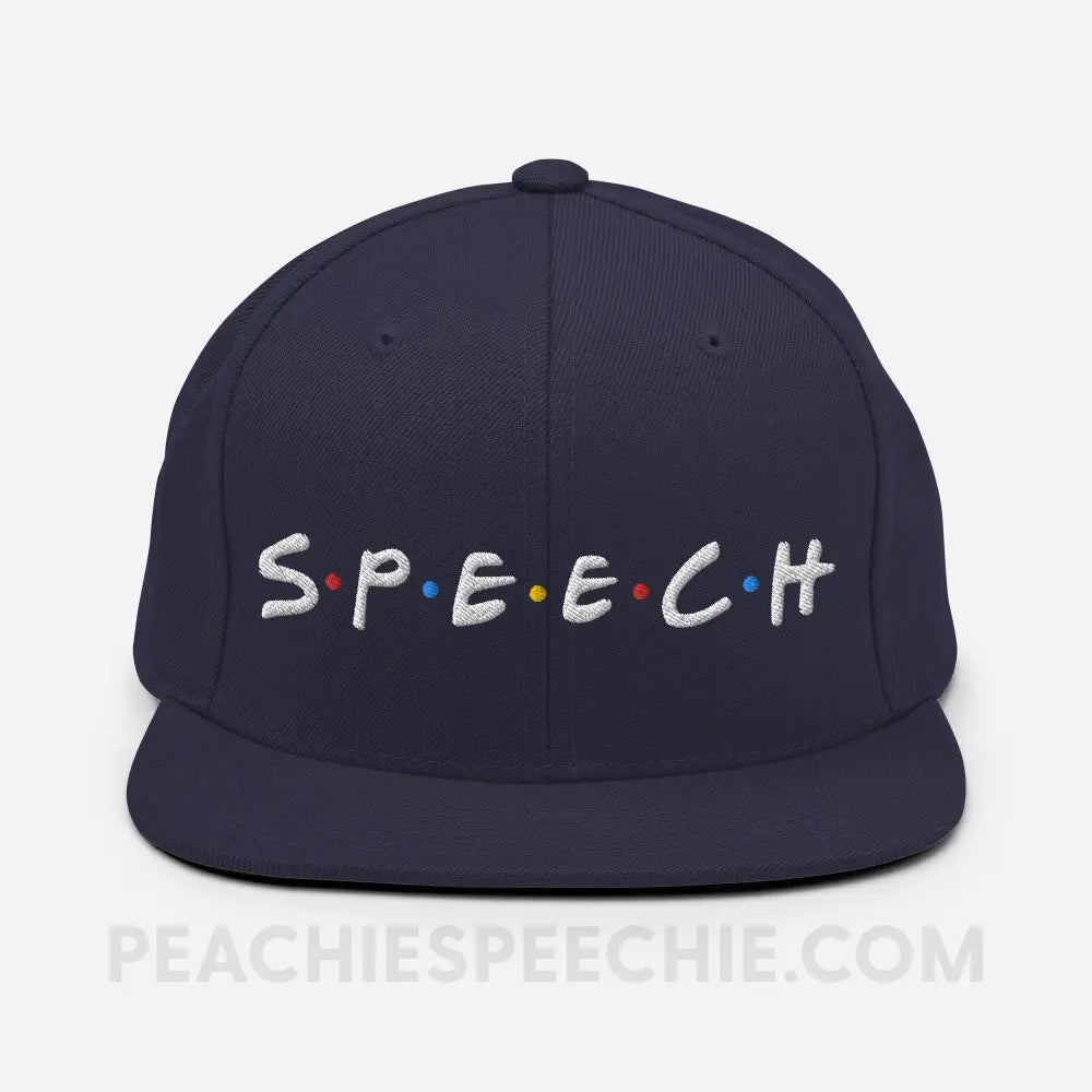 Friends Speech Premium Ball Cap - Navy - Hats peachiespeechie.com