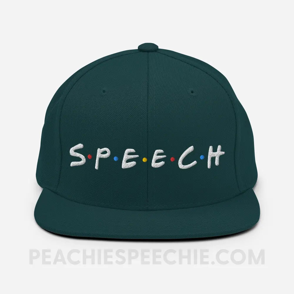Friends Speech Wool Blend Ball Cap - Spruce - Hats peachiespeechie.com