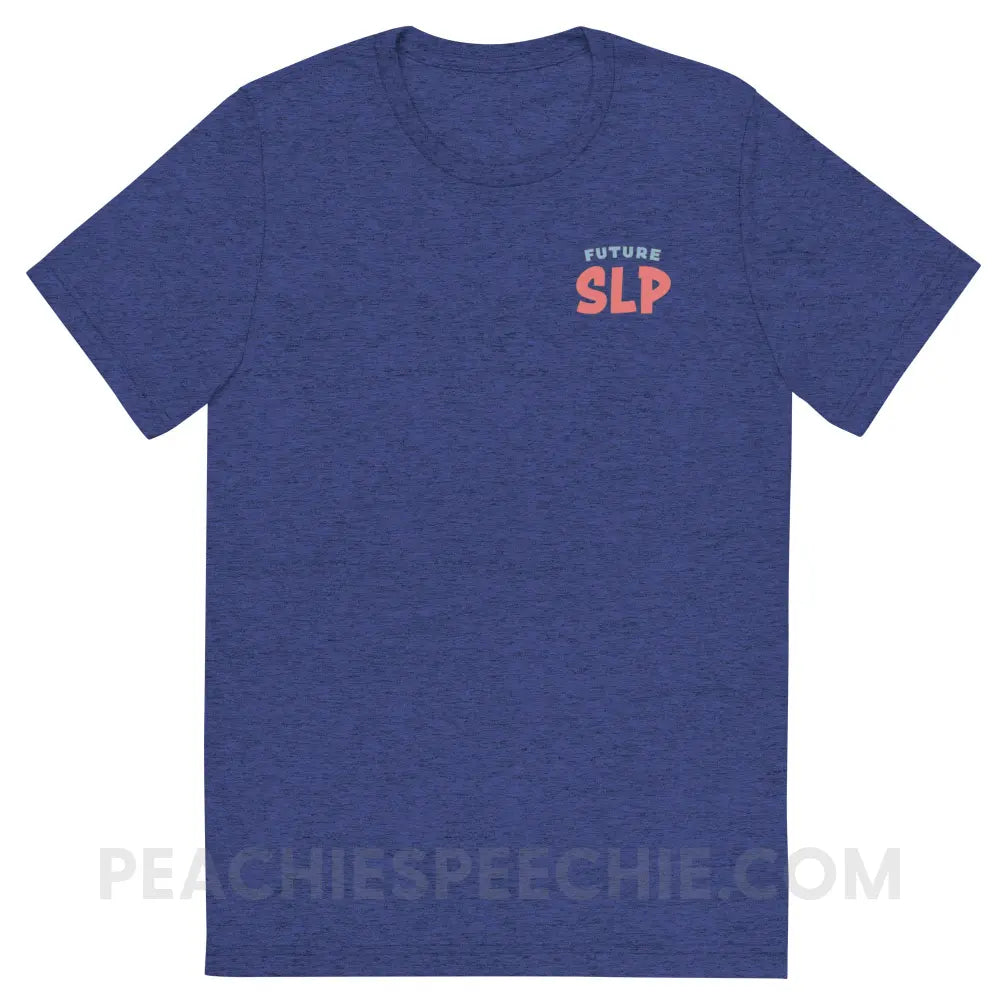 Future SLP Tri-Blend Tee - Navy Triblend / S - peachiespeechie.com