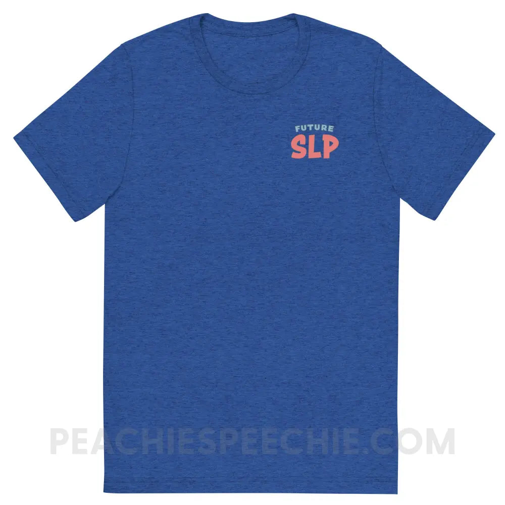 Future SLP Tri-Blend Tee - True Royal Triblend / S - peachiespeechie.com