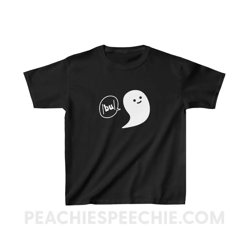 Ghosty Says /bu/ Youth Shirt - Black / XS - Kids clothes peachiespeechie.com