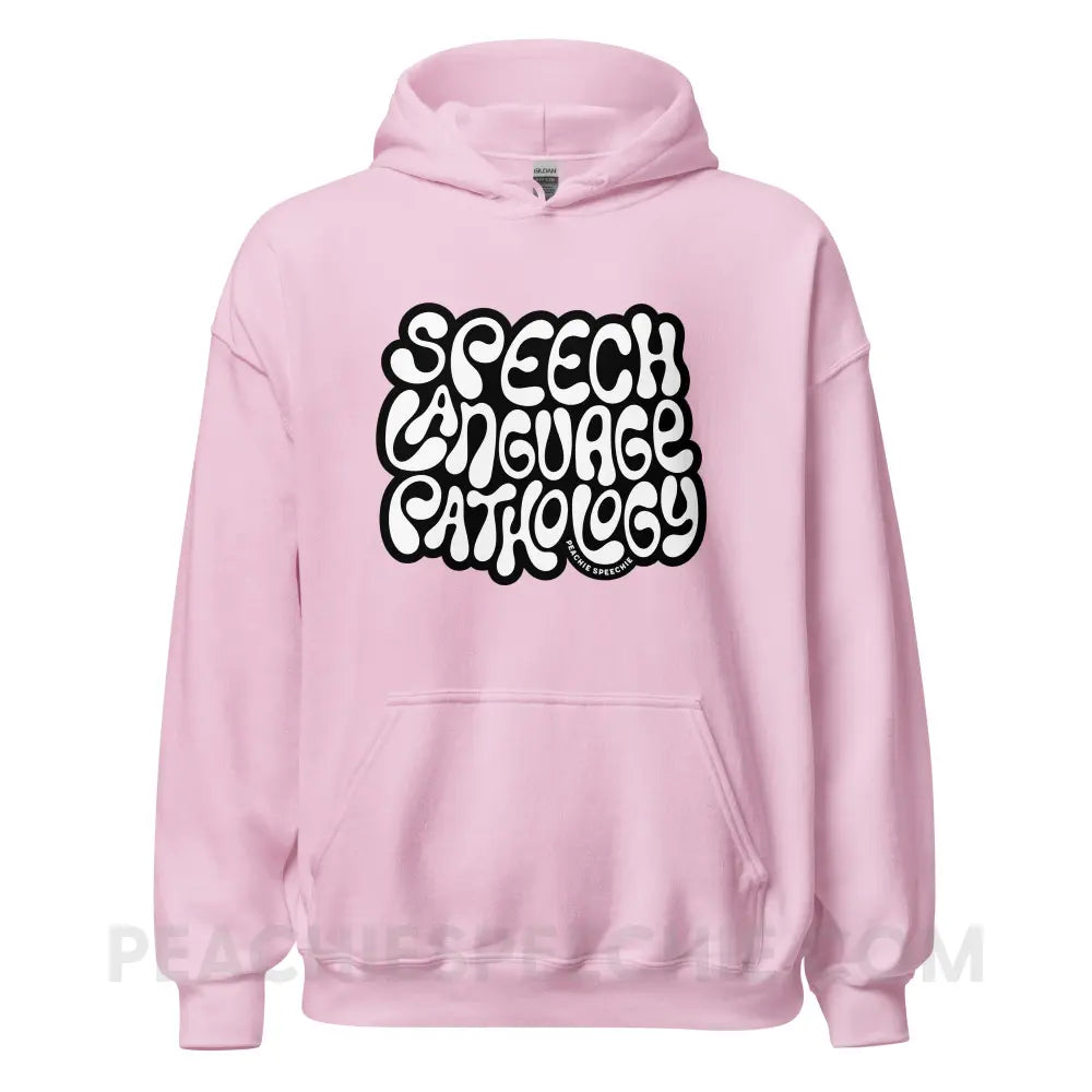 Gooey Speech Language Pathology Classic Hoodie - Light Pink / S - peachiespeechie.com