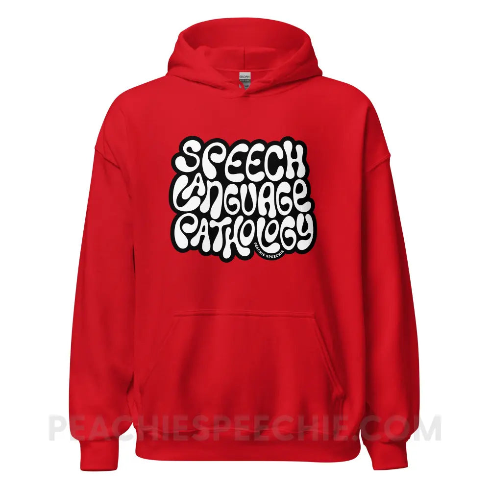 Gooey Speech Language Pathology Classic Hoodie - Red / S - peachiespeechie.com