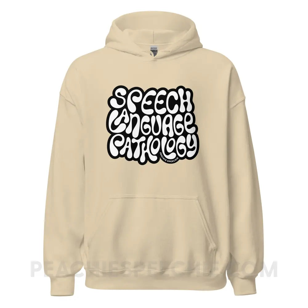 Gooey Speech Language Pathology Classic Hoodie - Sand / S - peachiespeechie.com
