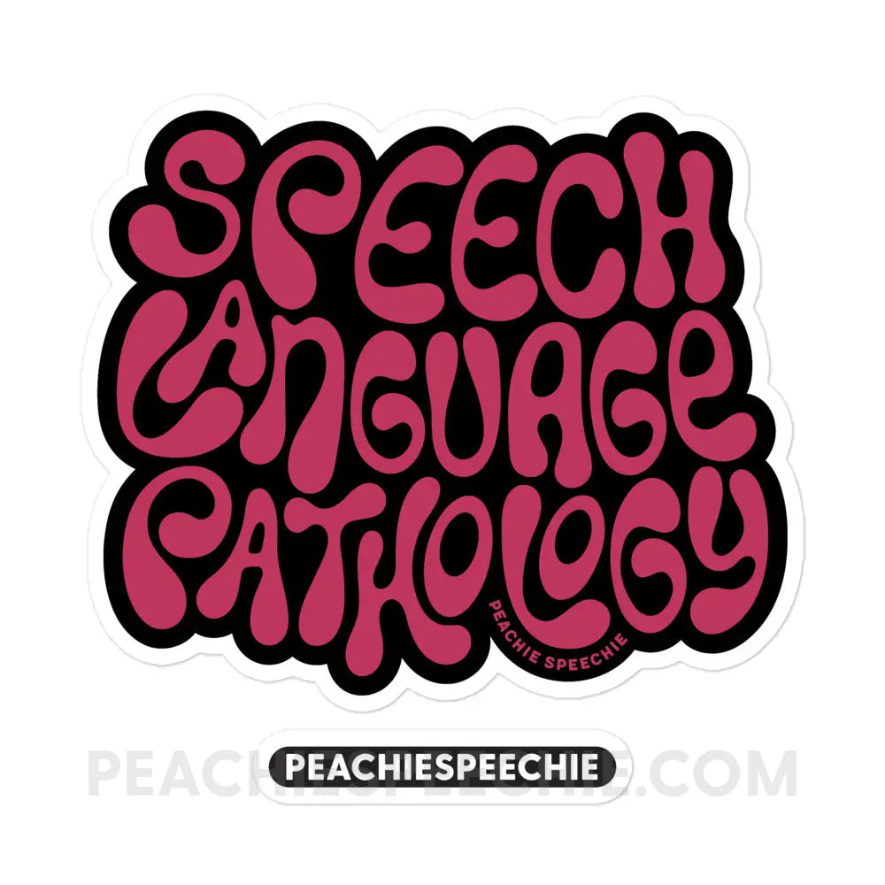 Gooey Speech Language Pathology Sticker - peachiespeechie.com