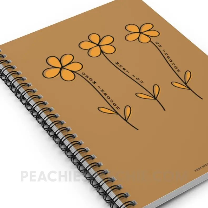 Grow Through What You Go Notebook - Paper products peachiespeechie.com