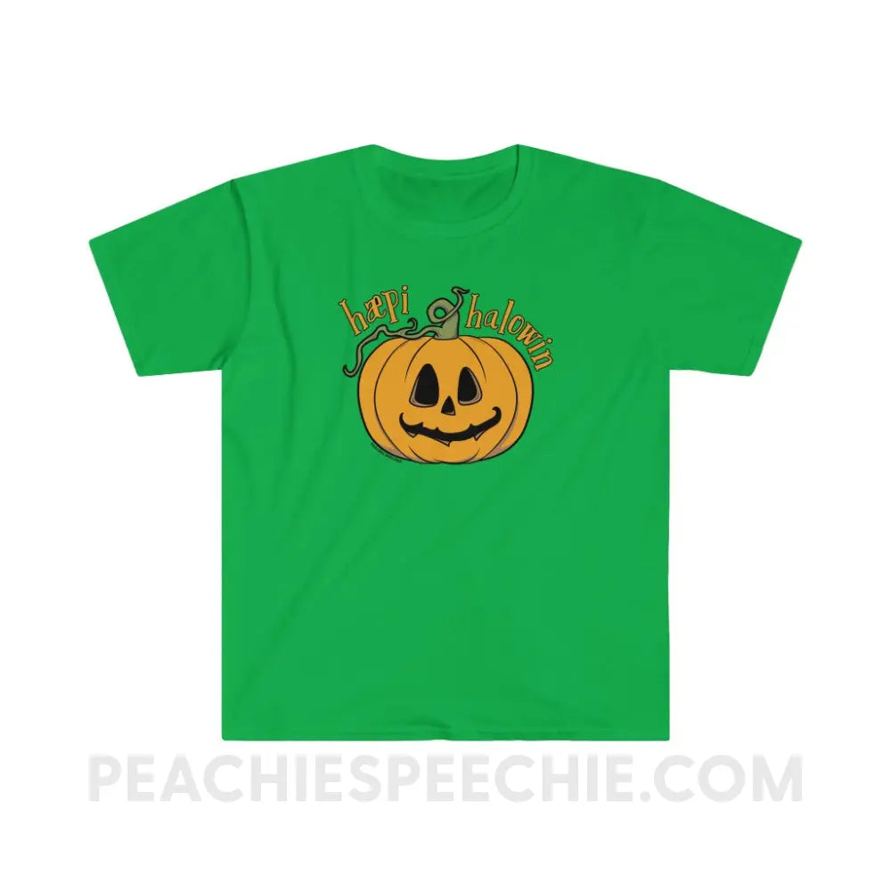 Happy Halloween IPA Jack-O’-Lantern Classic Tee - Irish Green / S - T-Shirt peachiespeechie.com