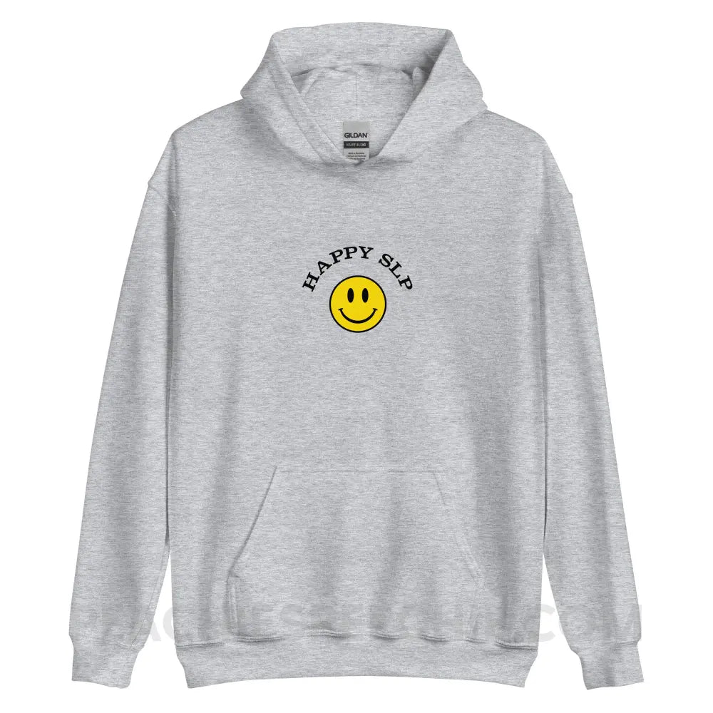 Happy SLP Classic Hoodie - Sport Grey / S - peachiespeechie.com