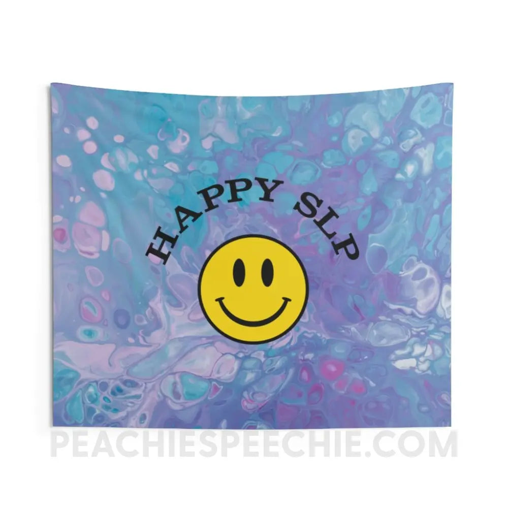 Happy SLP Tapestry - 60 × 50 - Home Decor peachiespeechie.com