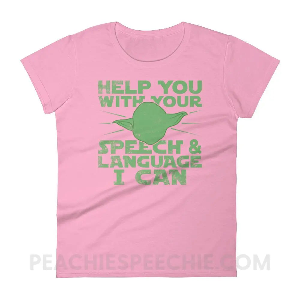 Help You I Can Women’s Trendy Tee - CharityPink / S T-Shirts & Tops peachiespeechie.com