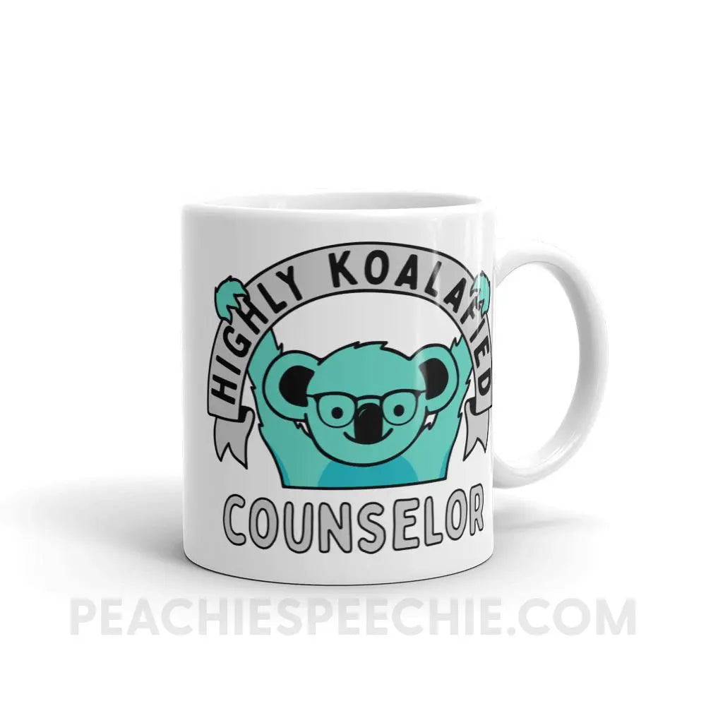Highly Koalafied Counselor Coffee Mug - 11oz - Mugs peachiespeechie.com