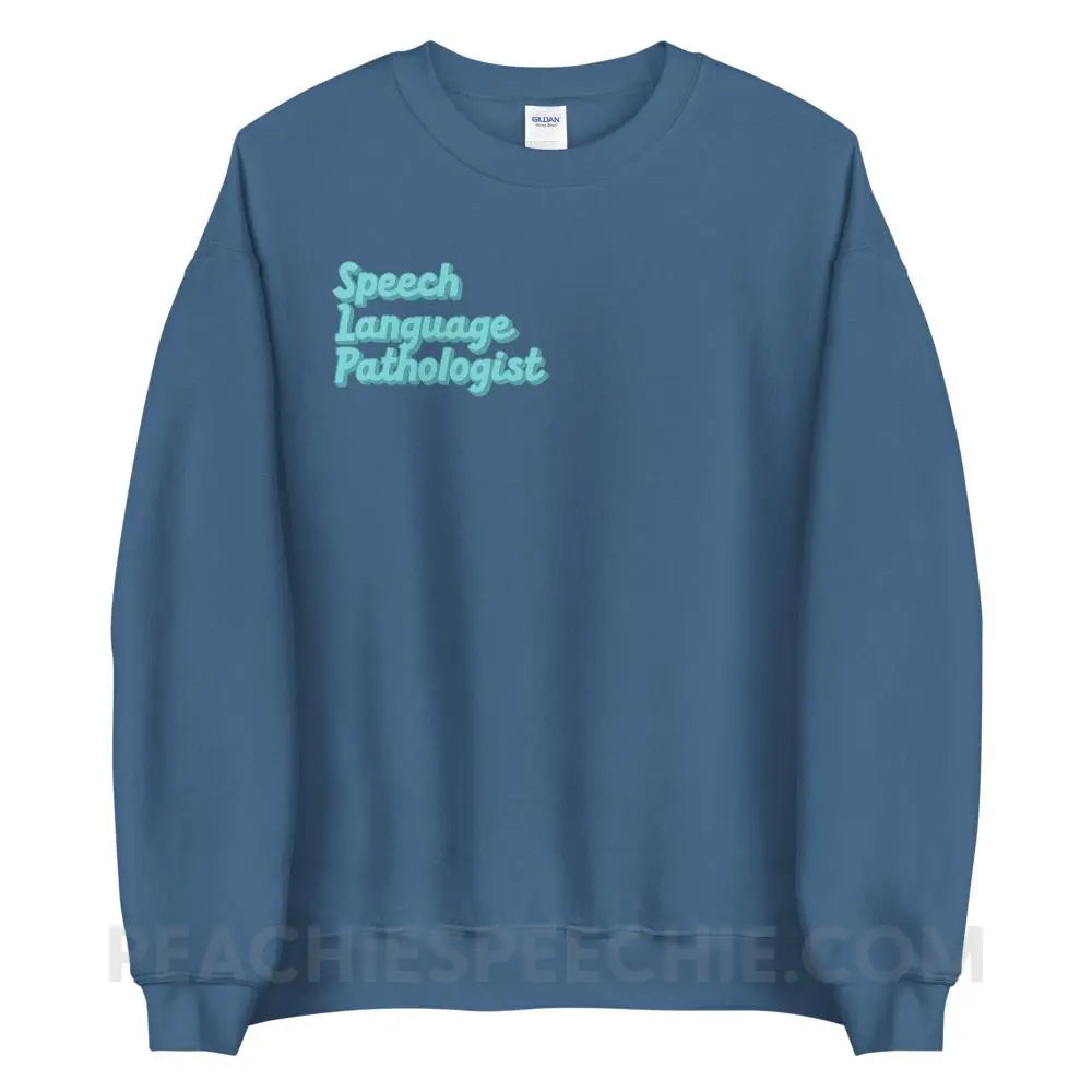 Ice Blue SLP Classic Sweatshirt - Indigo / S - peachiespeechie.com