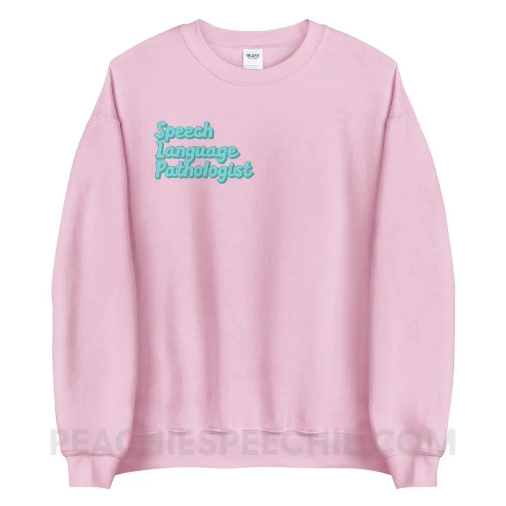 Ice Blue SLP Classic Sweatshirt - Light Pink / S - peachiespeechie.com