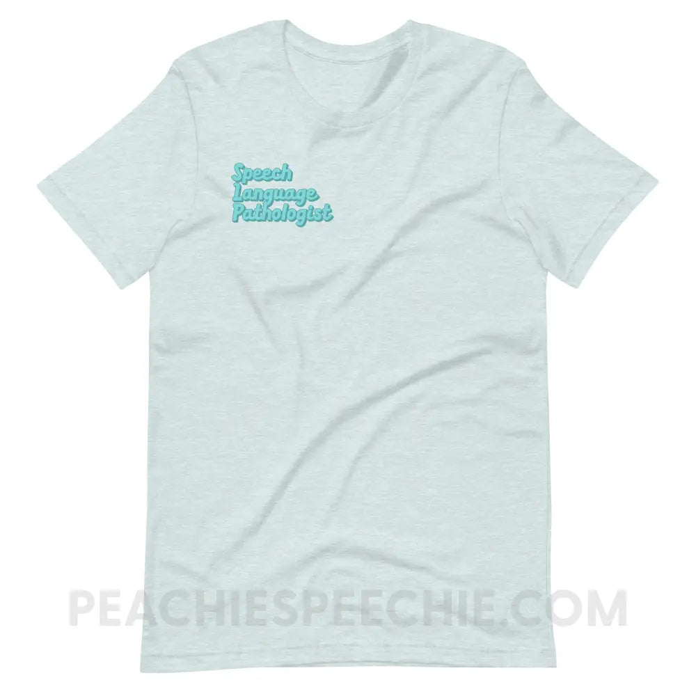 Ice Blue SLP Premium Soft Tee - Heather Prism / S - T-Shirt peachiespeechie.com