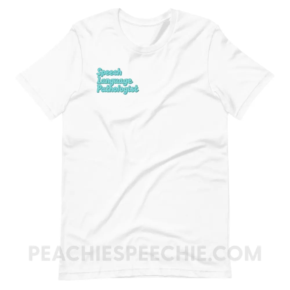 Ice Blue SLP Premium Soft Tee - White / S - T-Shirt peachiespeechie.com