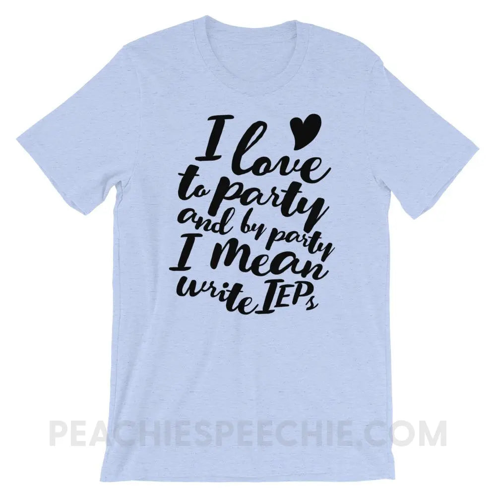 IEP Party Premium Soft Tee - T-Shirts & Tops peachiespeechie.com