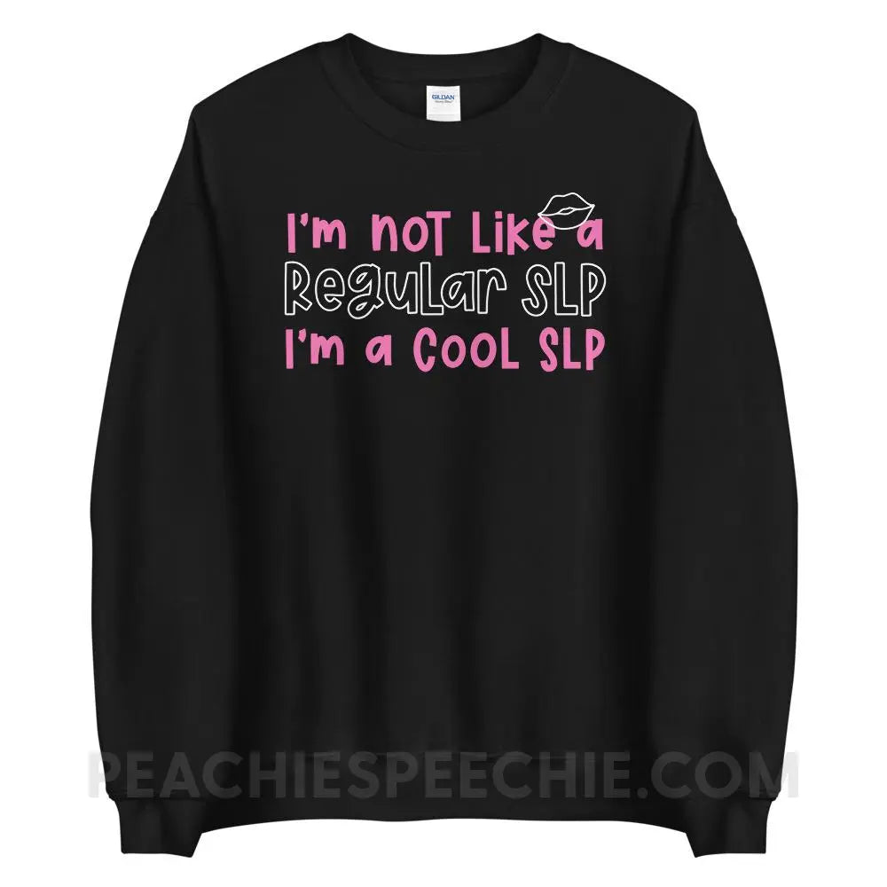 I’m A Cool SLP Classic Sweatshirt - Black / S - peachiespeechie.com