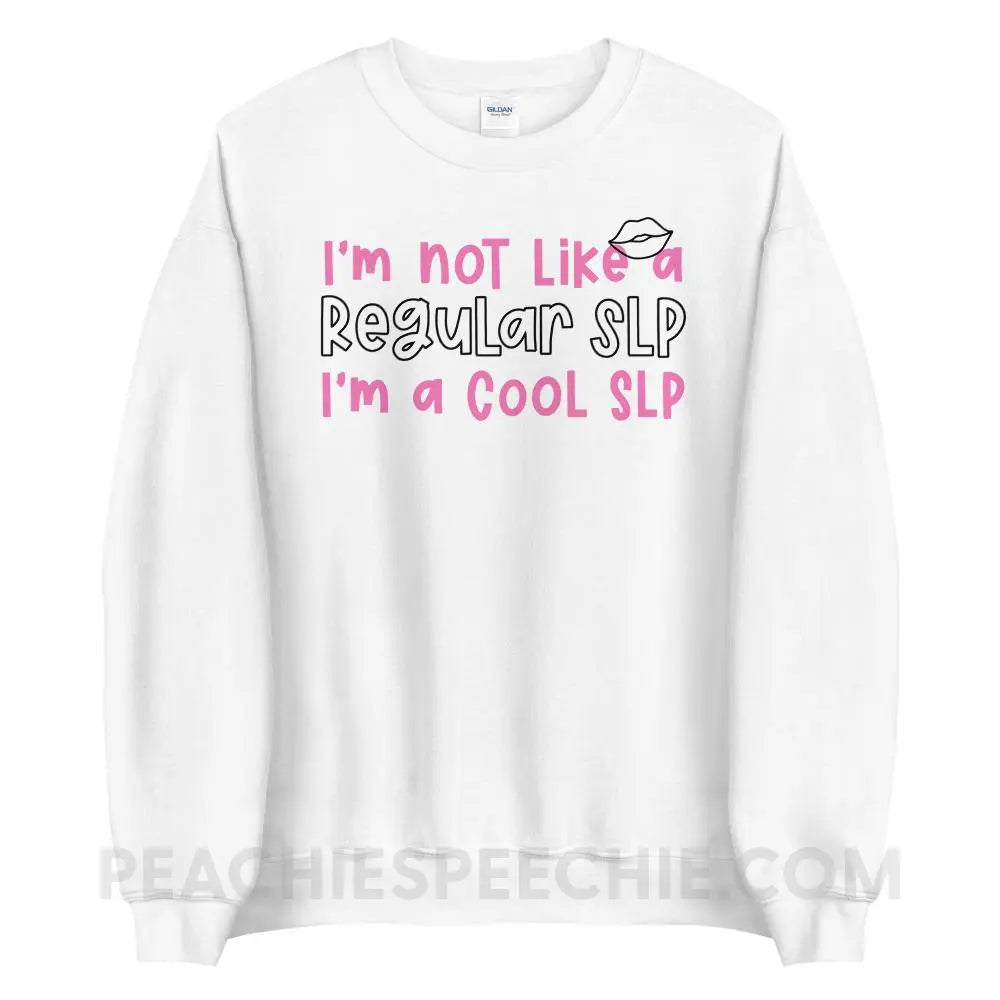 I’m A Cool SLP Classic Sweatshirt - White / S - peachiespeechie.com