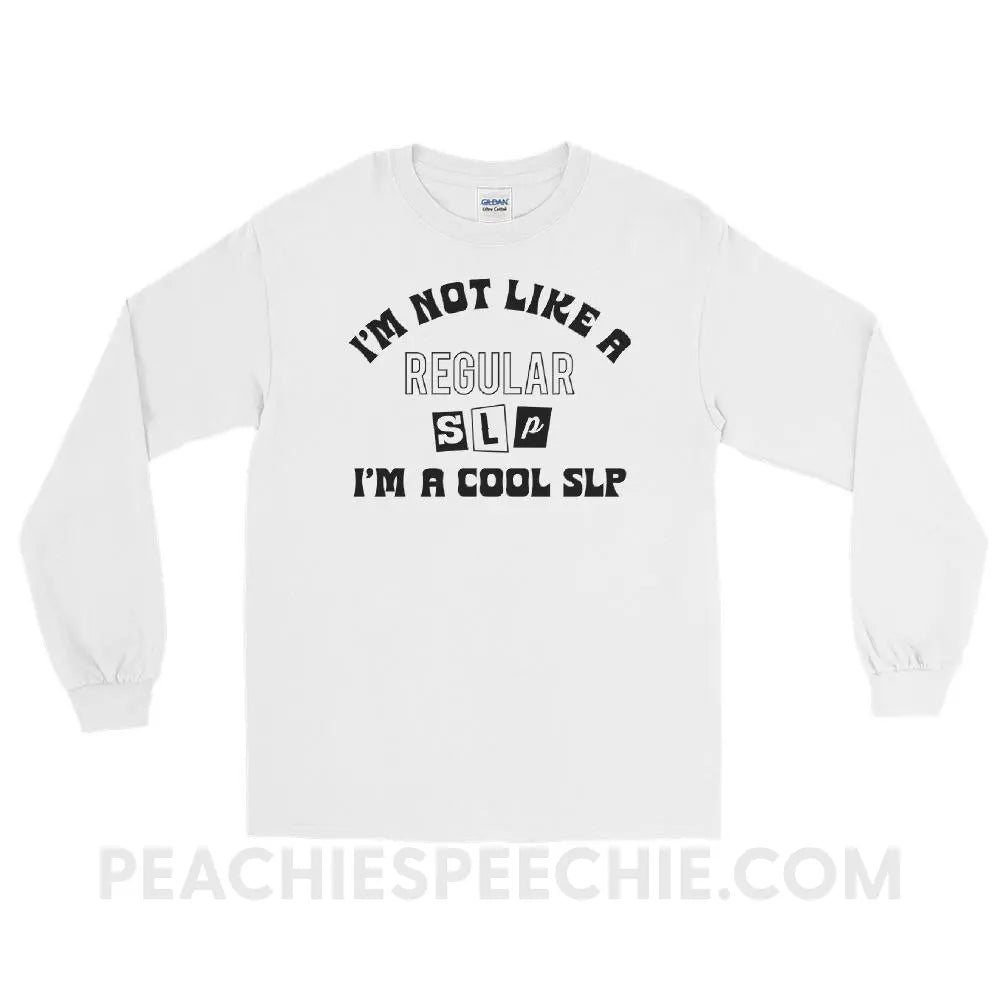 I’m A Cool SLP Long Sleeve Tee - White / S - peachiespeechie.com