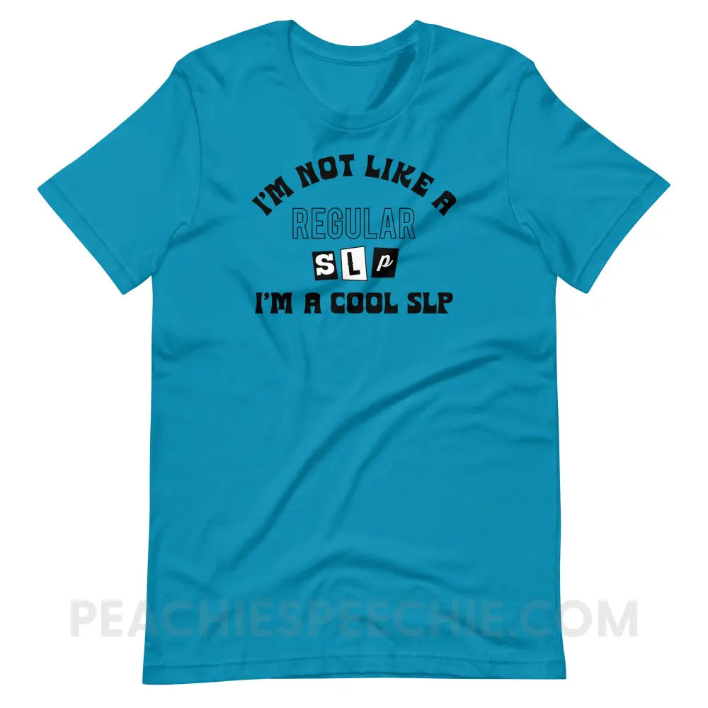 I’m A Cool SLP Premium Soft Tee - Aqua / S - T-Shirt peachiespeechie.com