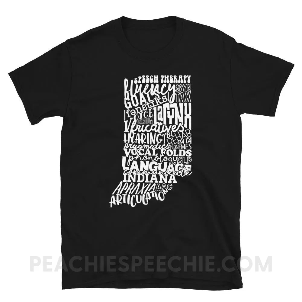 Indiana SLP Classic Tee - Black / S - peachiespeechie.com