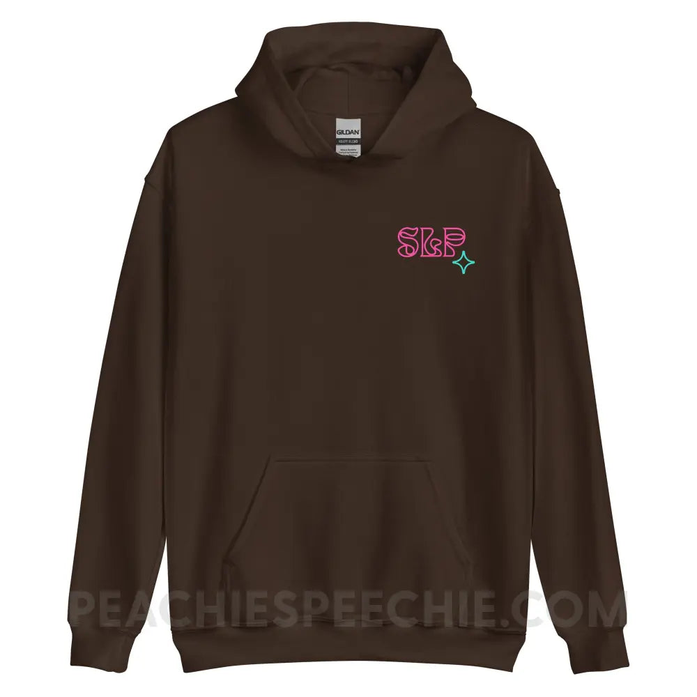 Intergalactic Speech Classic Hoodie - Dark Chocolate / S - peachiespeechie.com
