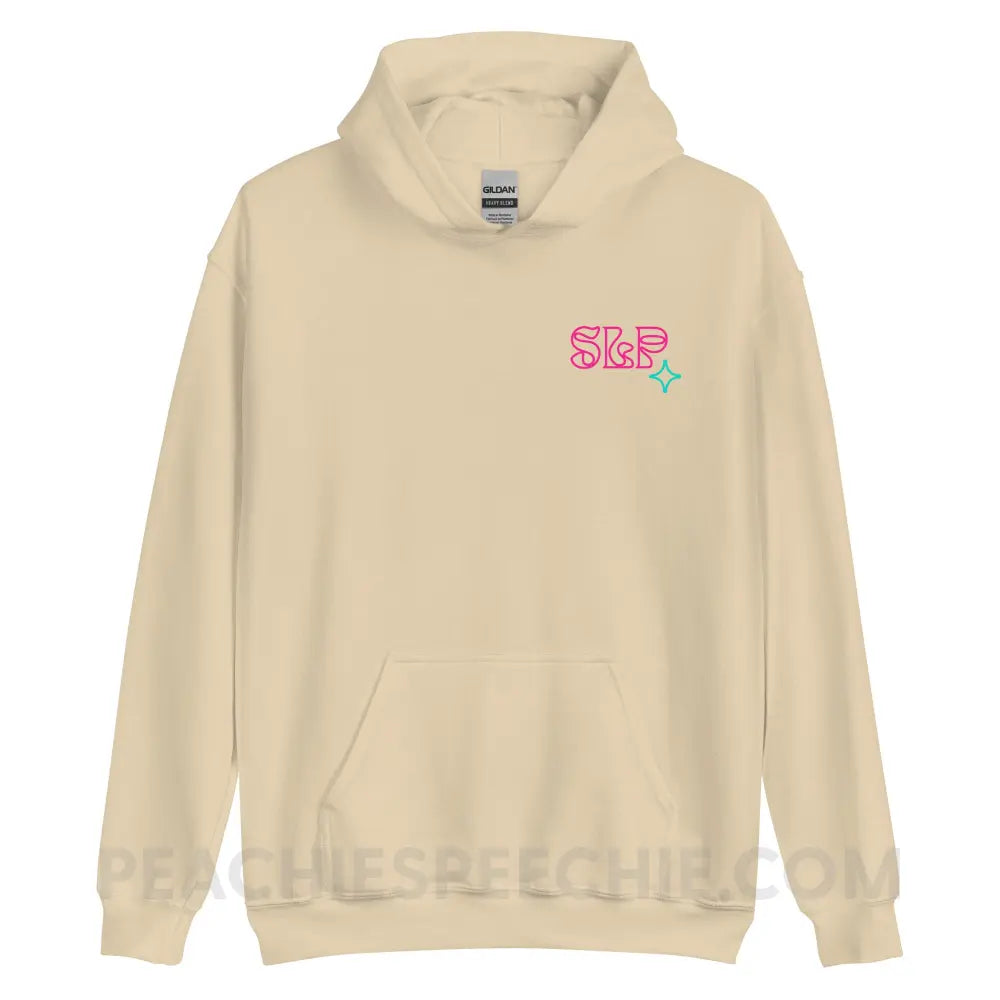 Intergalactic Speech Classic Hoodie - Sand / S - peachiespeechie.com