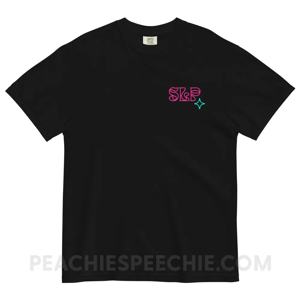 Intergalactic Speech Comfort Colors Tee - Black / S - peachiespeechie.com