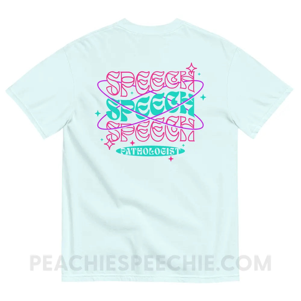 Intergalactic Speech Comfort Colors Tee - peachiespeechie.com